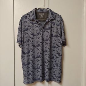 Like New Van Heusen Short Sleeve Polo Shirt, Sz L